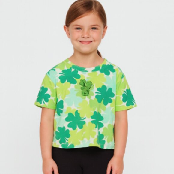 Care Bears Other - Care Bears Green Clover T-Shirt Kids Size Small St Patrick's Day